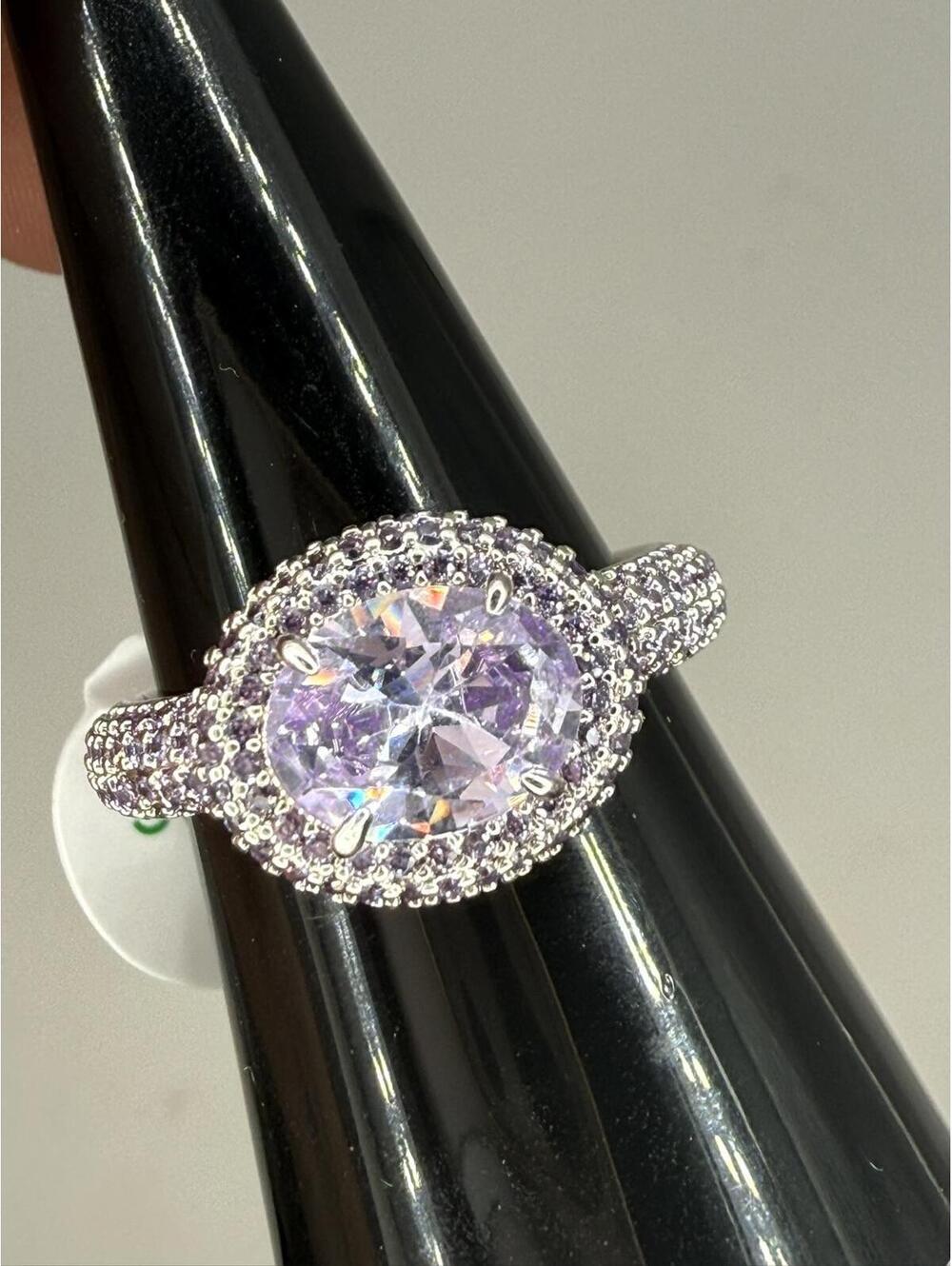 Bomb Party A Grand Gesture Lavender Topaz Ring Size 8
